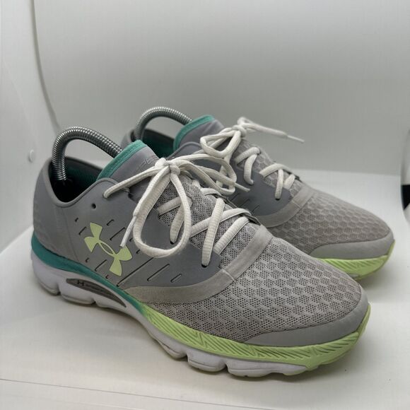 Under Armour Speedform Intake Running Shoes Womens 10 1301797-941 Gray Sneakers - Picture 1 of 13